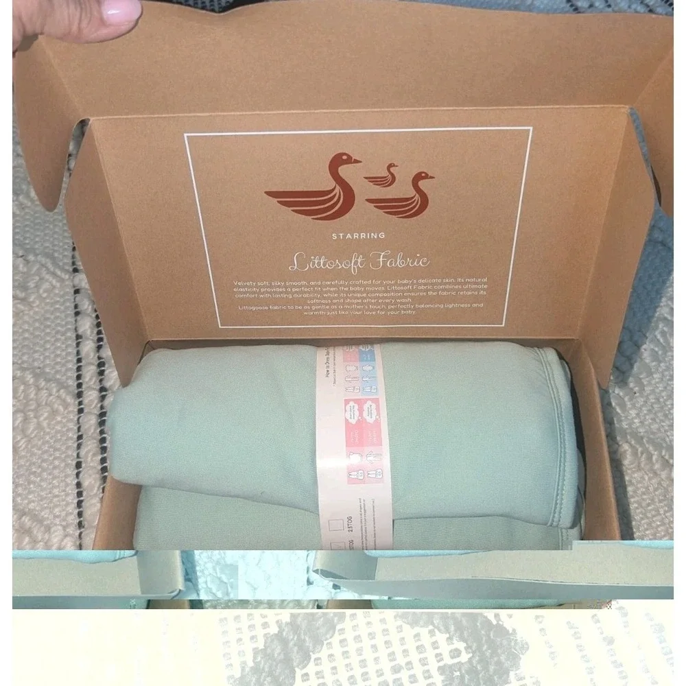 Crib Toddler Comforter Baby Blanket 40x60 Lightweight Quilted 1.0‎ TOG Sage NEW